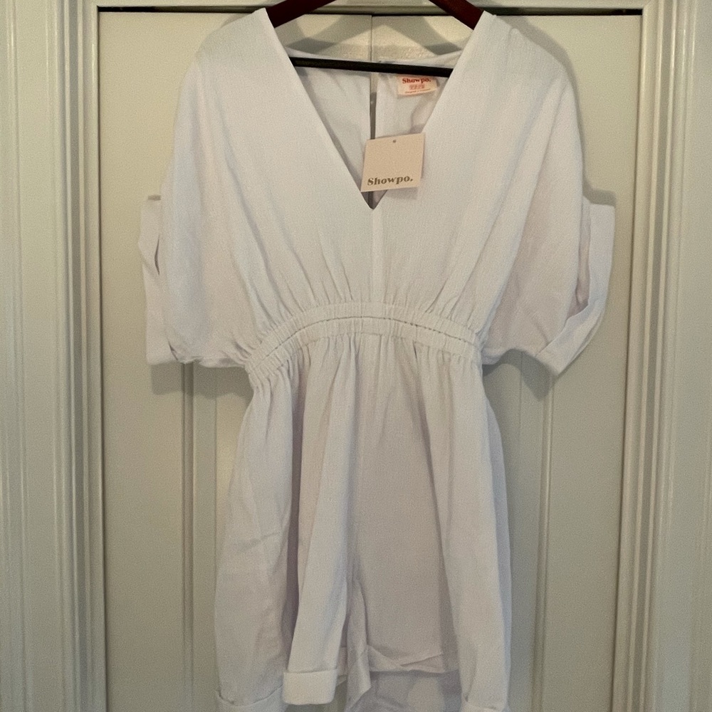 White Short Playsuit! AU size 10